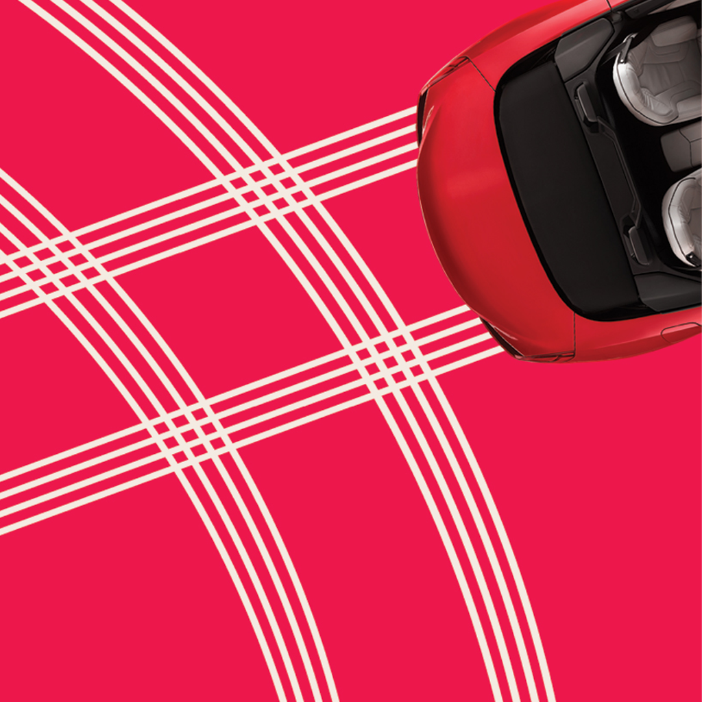 Überlegene Bremsleistung auf trockener Fahrbahn