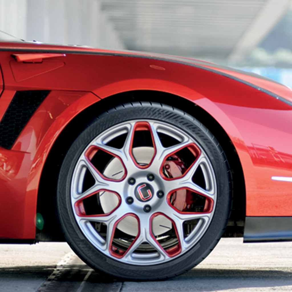 Hervorragendes Bremsverhalten auf trockener Fahrbahn