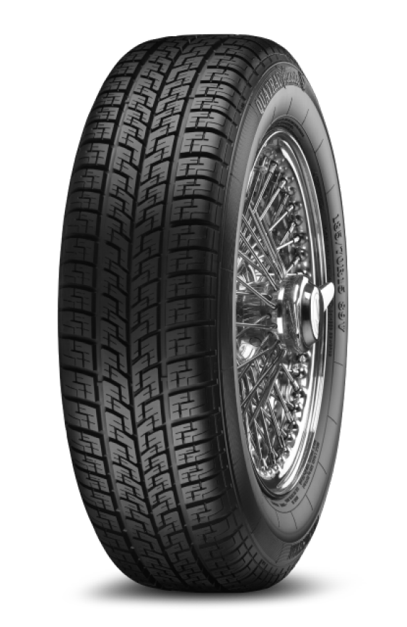 15 degree angle view of Quatrac Classic tyre